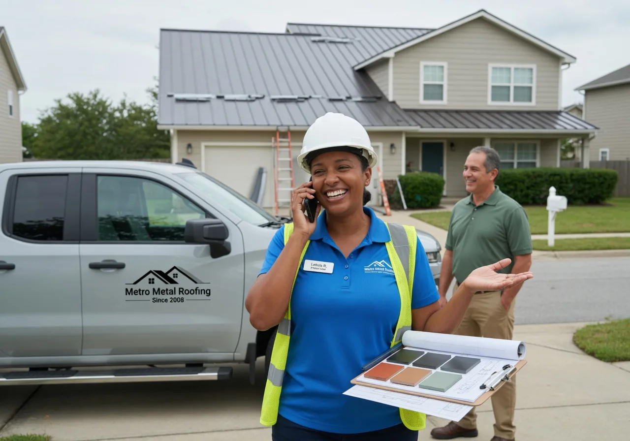 Storm Damage Metal Roof Repair in Fredericksburg, PA